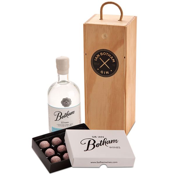 Gin Gifts Sir Ian Botham Gin box truffles offer