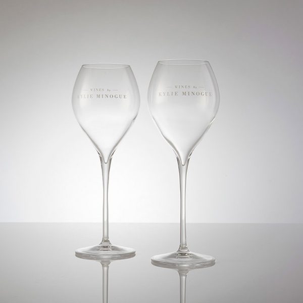 Kylie Minogue Champaign Glass x 2