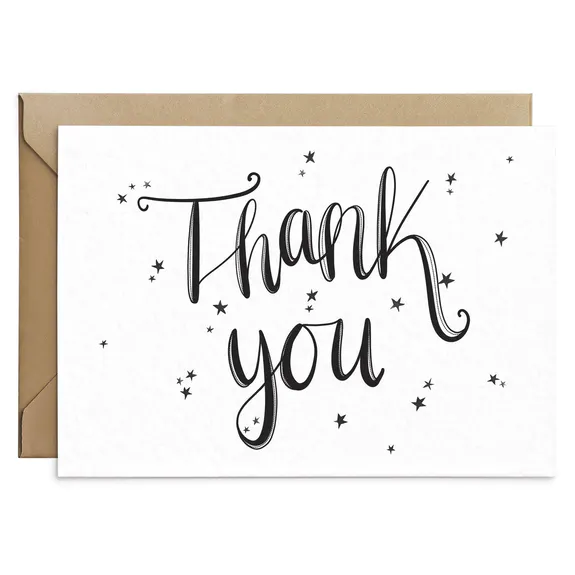 Thank you card